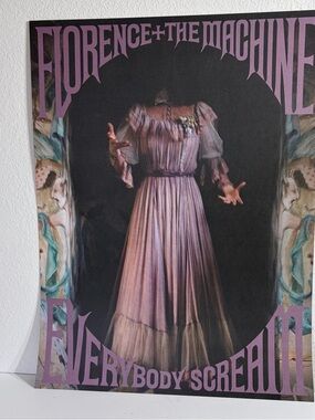 Florence + The Machine Everybody Scream 2-Sided Promo Poster 24x18
